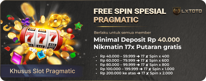 FREE SPIN 17โ SPESIAL PRAGMATIC